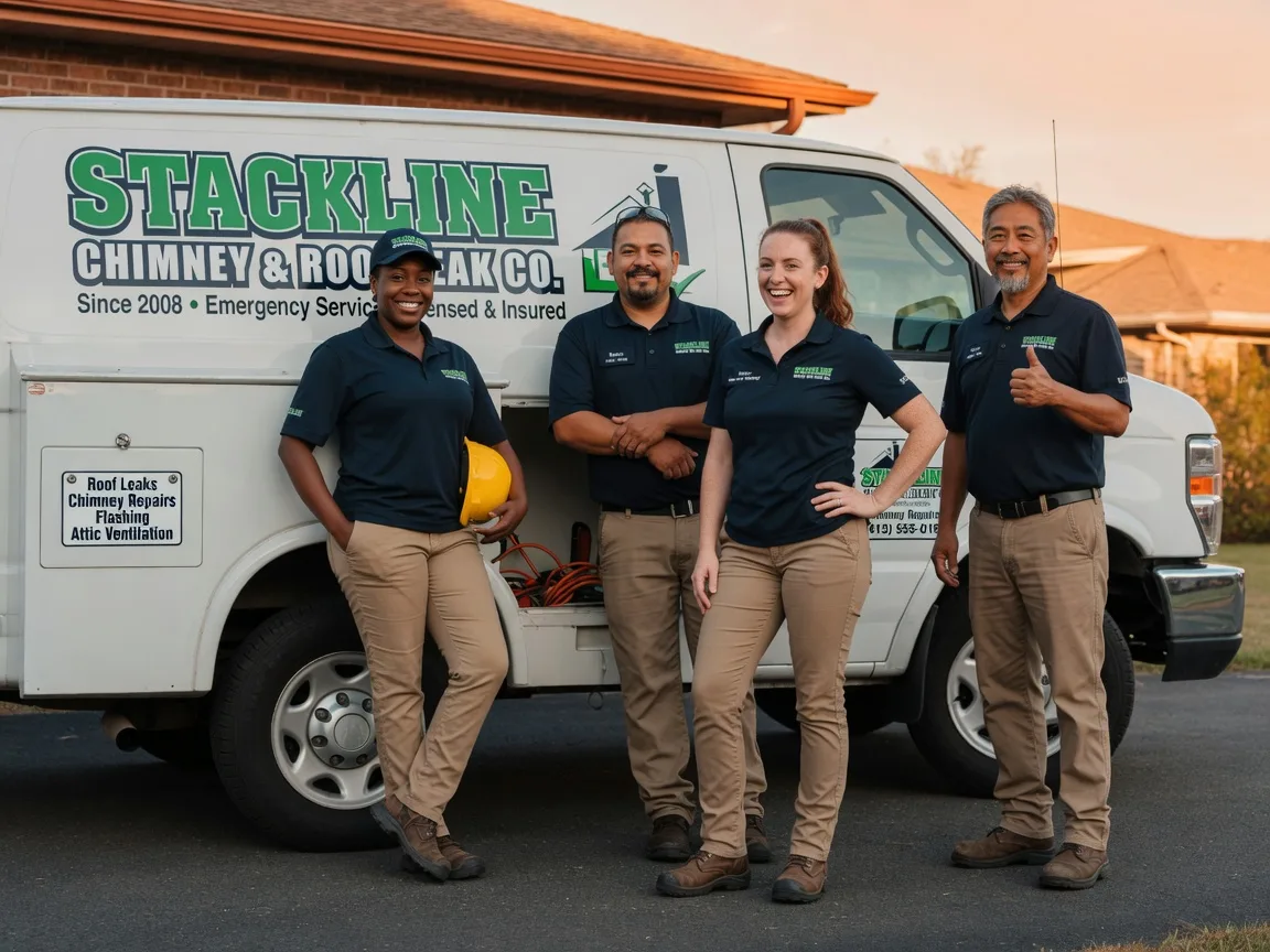 Chimney flashing repair company in Union, NH